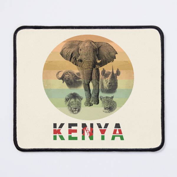 Item preview, Kenya Wildlife "Big Five" Artwork for Kenya Safari designed and sold by Scotch Macaskill.
