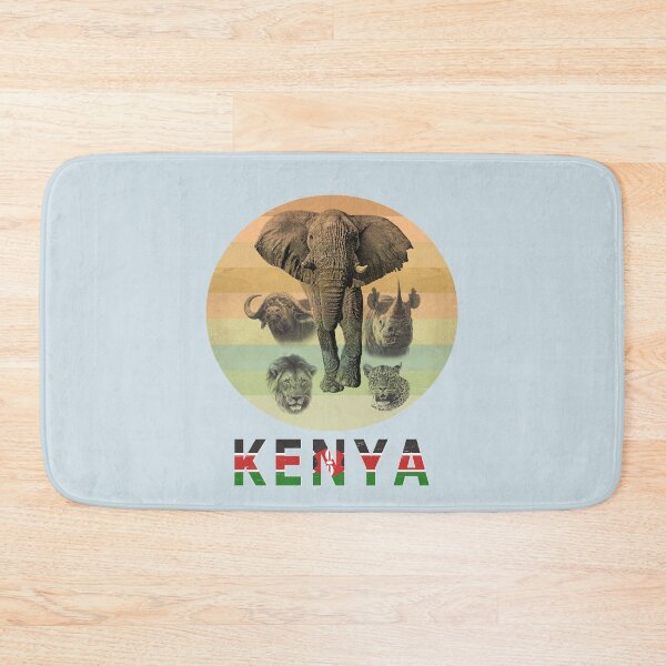 Item preview, Kenya Wildlife "Big Five" Artwork for Kenya Safari designed and sold by Scotch Macaskill.