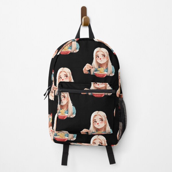 Item preview, Girl Eating Spaghetti Cute Kawaii Girl Eating spaghetti Cute Anime Girl Eating Spaghetti designed and sold by MatthewViews.