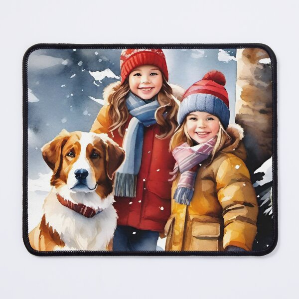Item preview, Children and their Puppy designed and sold by MixinMadness.