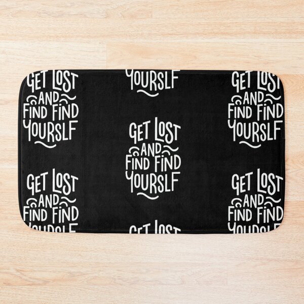 Item preview, Get Lost and Find Yourself, Graphic T shirt Design, Simple Trendy, Catchy, Inspirational Quote designed and sold by ItalianBoogers.
