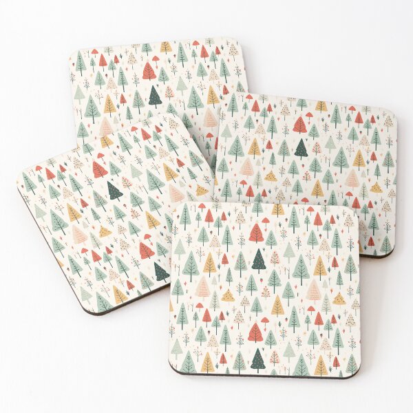 Item preview, Scandinavian Nordic Christmas Trees designed and sold by ColorFlowArt.