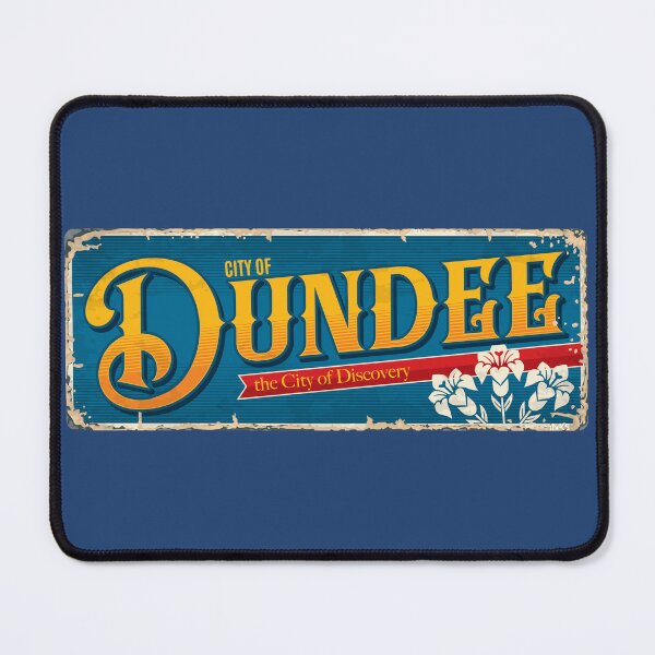 Item preview, DUNDEE City Scotland Flag Sticker T-Shirt 01 designed and sold by LocationInks.