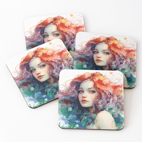 Item preview, bright colorful nice girl designed and sold by 2ilver.