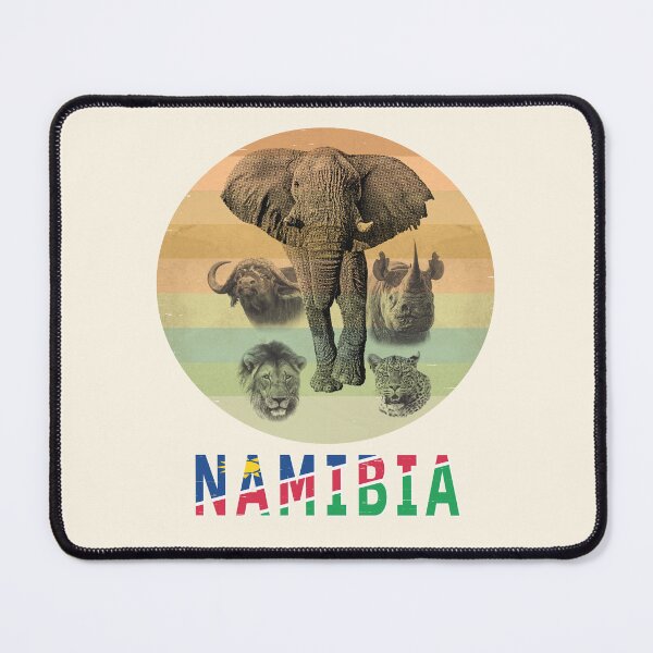 Item preview, Namibia Wildlife "Big Five" Artwork for Namibia Safari designed and sold by Scotch Macaskill.