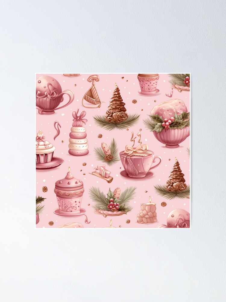 Christmas Composition Notebook: Wide Ruled, Cute Pink Preppy Christmas  Smile Aesthetic for Kids & Teens | Pretty Pink Retro Aesthetic