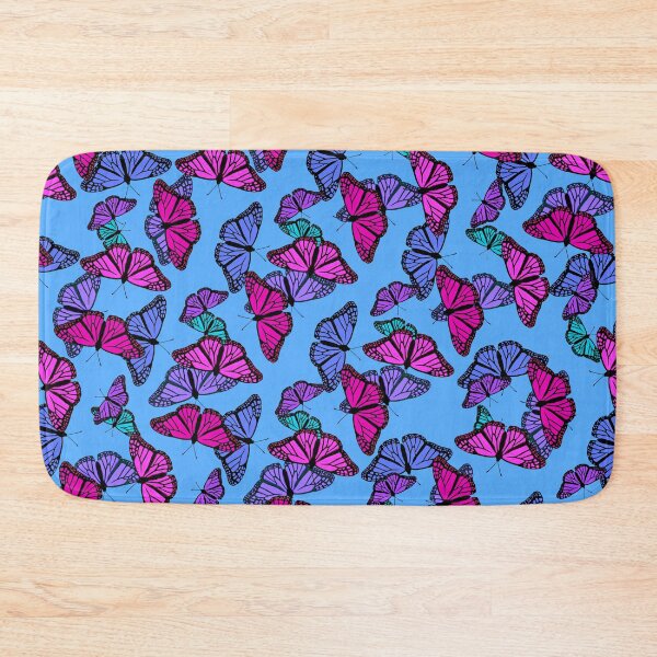 Item preview, Busy Butterfly Print (Cool Tones) designed and sold by BeJolley.
