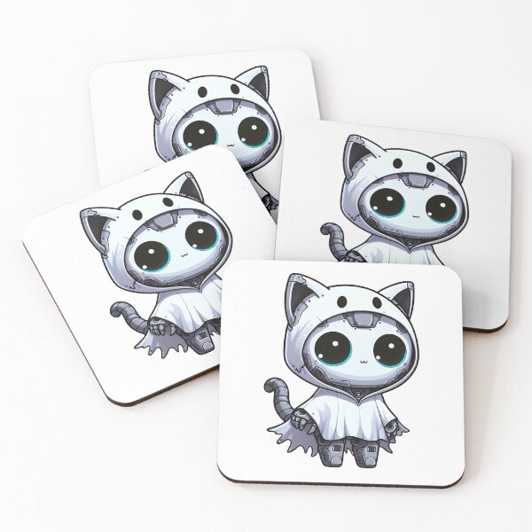 Item preview, Robo-Cat Ghost! designed and sold by kukamatsu.