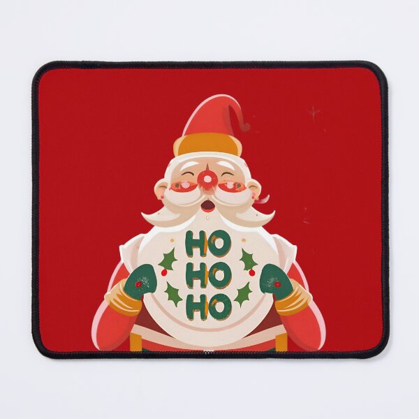 Item preview, Santa Claus smiling holly designed and sold by AI-Only Creations.