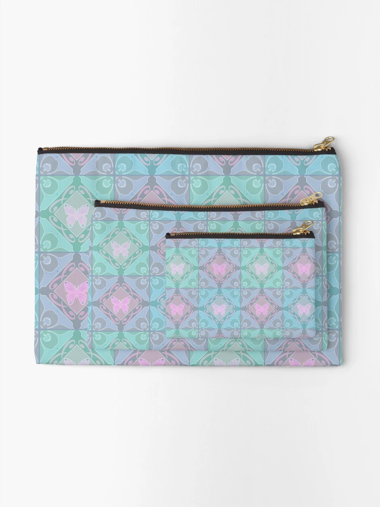Thumbnail 2 of 4, Zipper Pouch, Patchwork. Graphics.patchwork designed and sold by fuzzyfox.