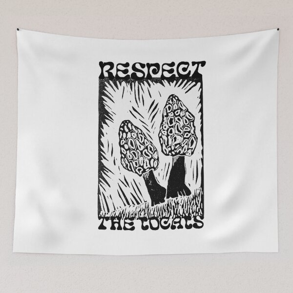 Item preview, Mushroom Print 'Respect the Locals' designed and sold by shschoenlank.