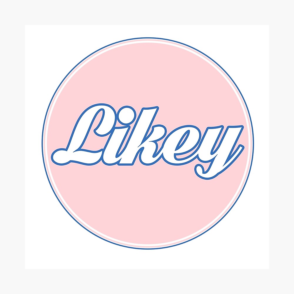 Twice Likey Poster By Genessisk Redbubble