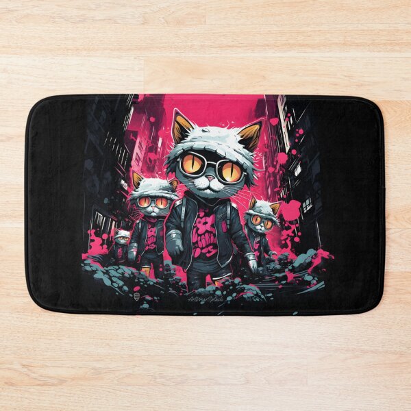 Item preview, Gangsta Cats, Badass Cats of the Neighborhood , Splash designed and sold by ArtWearSplash.