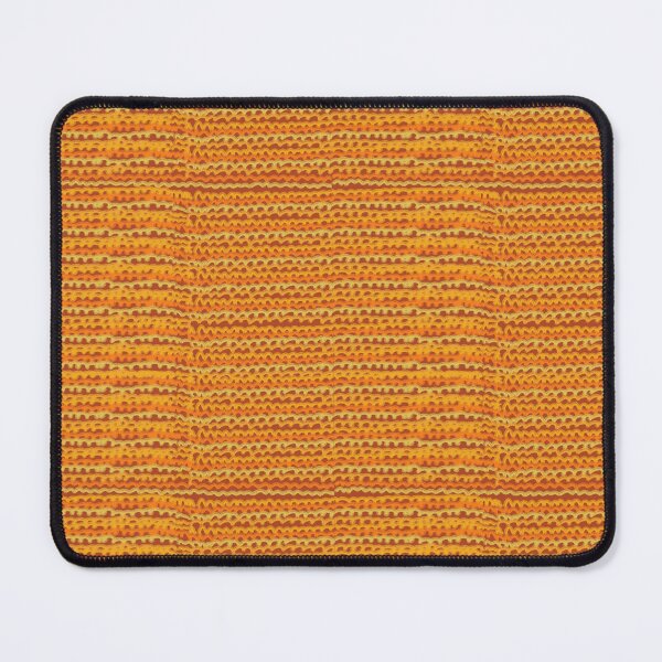 Item preview, Handmade Knit-Inspired Stripes - Yellow, Red, brown designed and sold by ara-designs.