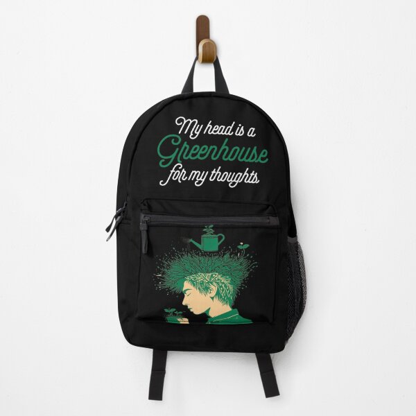 Item preview, Green Thumb Plant Head: My Head is a Greenhouse for My Thoughts designed and sold by Natureclectic.
