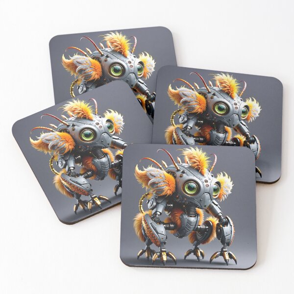 Item preview, Meet Fuzzy, the Cutest Robot Ever designed and sold by PixelFixArt.