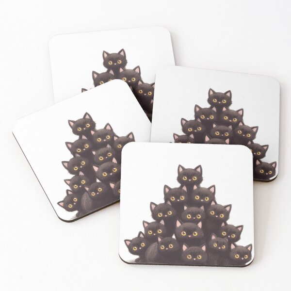 Item preview, Cat Black Christmas tree designed and sold by ByteMirage.