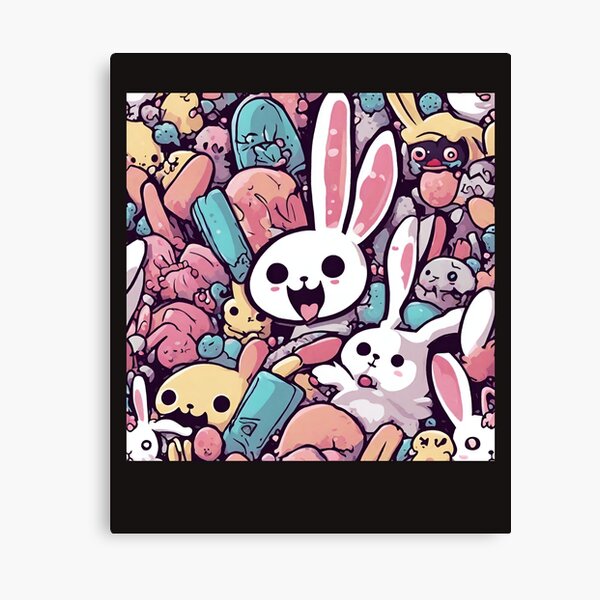 Psycho Bunny Canvas Prints for Sale Redbubble 