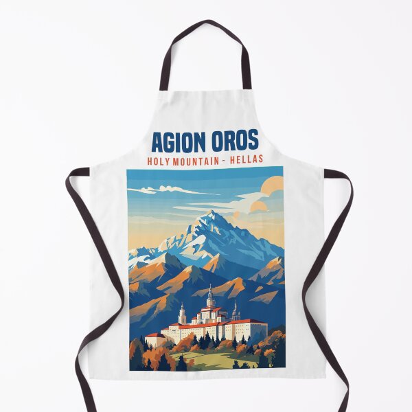 Item preview, Agion Oros, Mount Athos, Greece travel poster designed and sold by Travel-Graphix.
