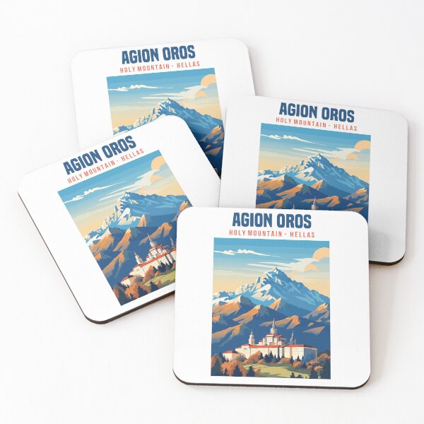 Item preview, Agion Oros, Mount Athos, Greece travel poster designed and sold by Travel-Graphix.