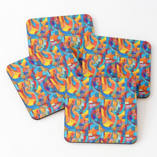 Item preview, COLORFUL ABSTRACT PATTERN 3 designed and sold by philevera.
