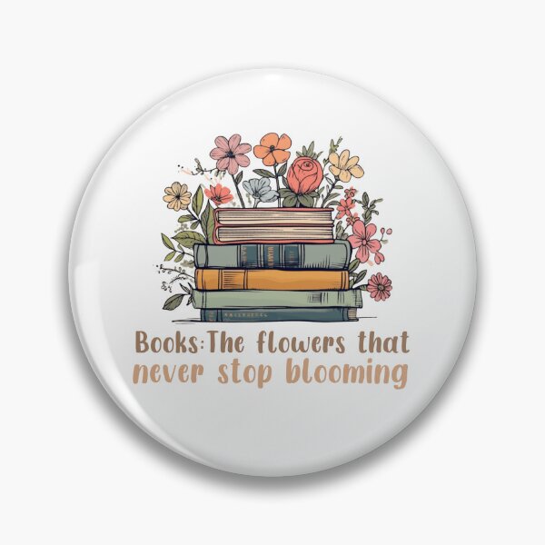 Item preview, Floral Books Flowers, Book Lover designed and sold by BellaLawi.
