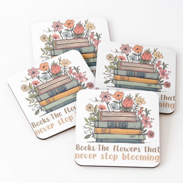 Item preview, Floral Books Flowers, Book Lover designed and sold by BellaLawi.