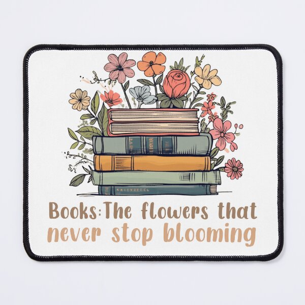 Item preview, Floral Books Flowers, Book Lover designed and sold by BellaLawi.