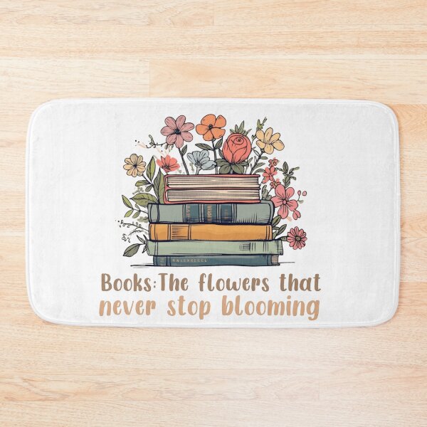 Item preview, Floral Books Flowers, Book Lover designed and sold by BellaLawi.