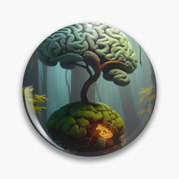 Item preview, Nature.exe #0896 Cyber Brain Tree  designed and sold by GrumpyMrGrouper.