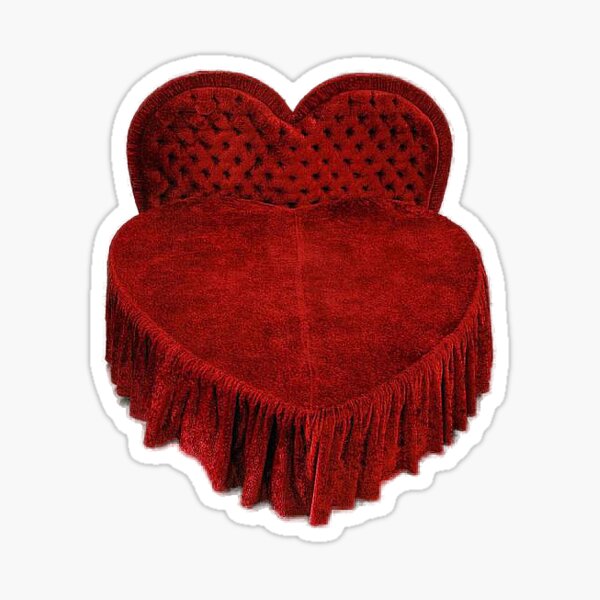 Heart Bed Sticker