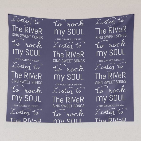 Item preview, Listen to The River designed and sold by Sugar-Magnolia.