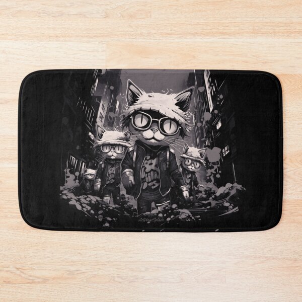 Item preview, Gangsta Cats, Badass Cats of the Neighborhood, Splash designed and sold by ArtWearSplash.