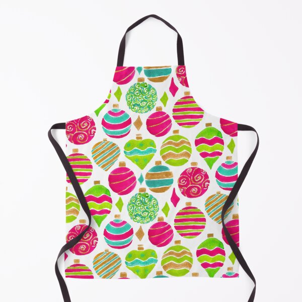 Item preview, Colorful Christmas Ornaments Pattern designed and sold by KatrinMcgooganArt.