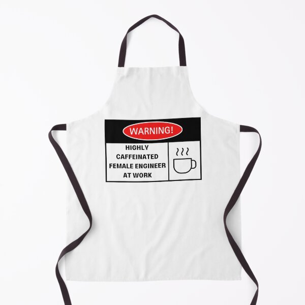 Item preview, WARNING! HIGHLY CAFFINATED FEMALE ENGINEER AT WORK. Gift for Girlfriend, Mom, Sister, Partner, Friend designed and sold by brodidudie.