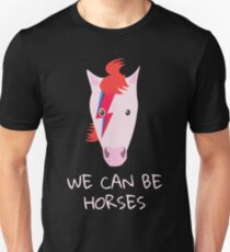 David Bowie Aladdin Sane And Heroes Parody Unisex T-Shirt