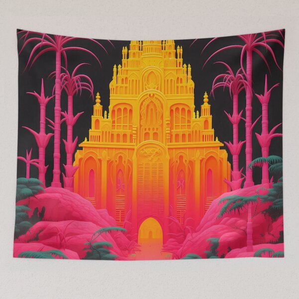 Item preview, “Neon Palatial Reverie” designed and sold by Art-Vortex-fr.