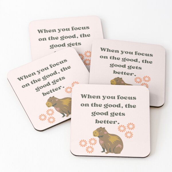 Item preview, Capybara Quote designed and sold by Maddie Lamb.