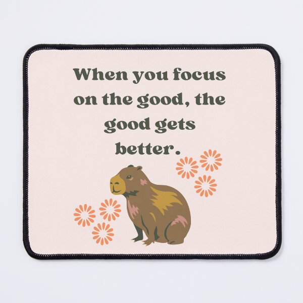 Item preview, Capybara Quote designed and sold by Maddie Lamb.