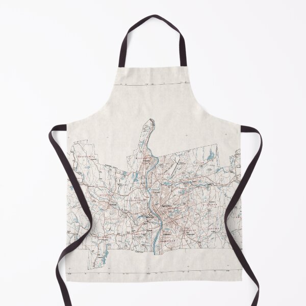 Item preview, Vintage Map of Hampden County MA (1980) designed and sold by BravuraMedia.