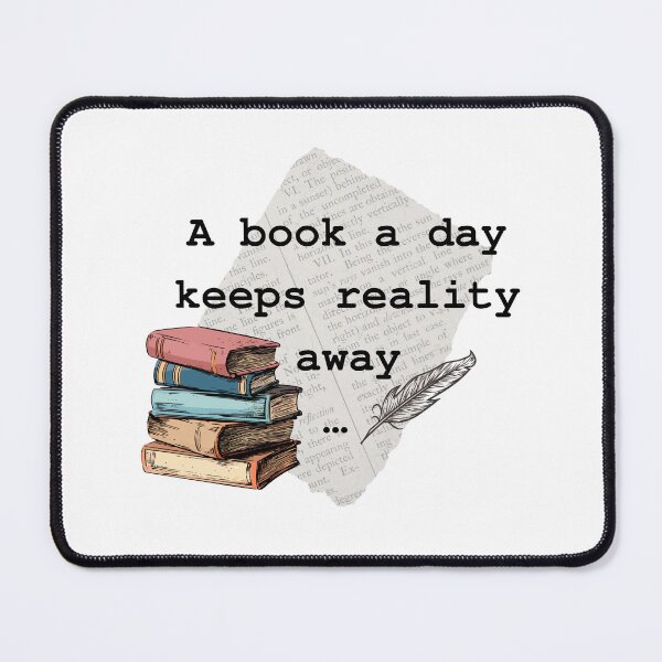 Item preview, A book a day keeps reality away. designed and sold by KhongKhwan.