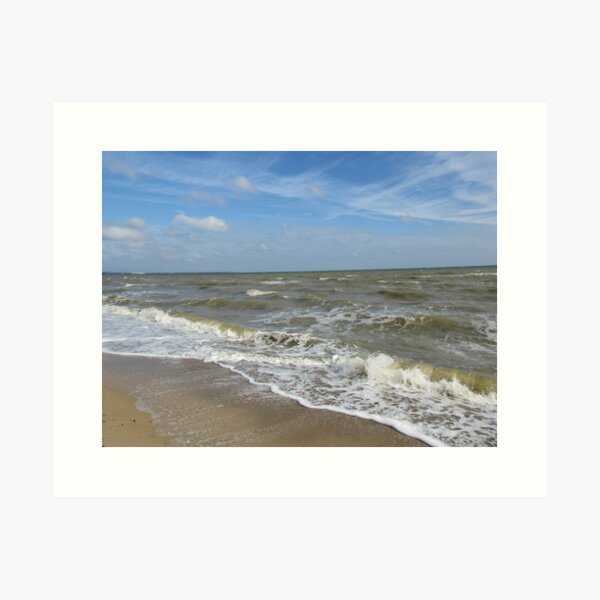 Waves of The Chesapeake Bay Art Print