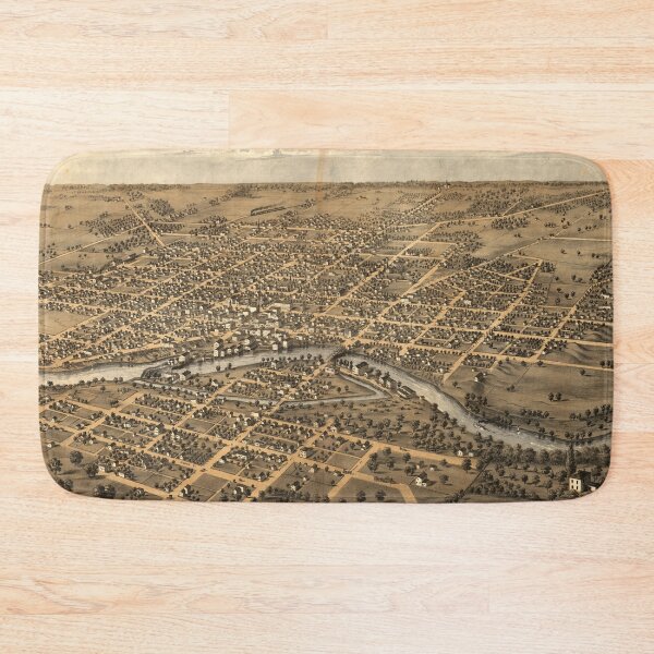 Item preview, South Bend, Indiana (1866) designed and sold by allhistory.