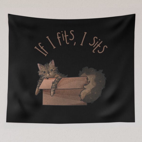 Item preview, If I fits, I Sits - Tabby Furbaby designed and sold by FelineEmporium.