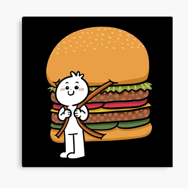 Item preview, Backpack burger designed and sold by bubboboon.