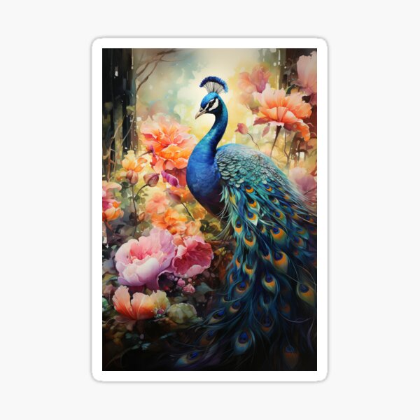 Item preview, Beautiful Peacock Painting  designed and sold by FireFXStudio.