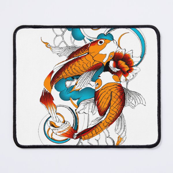 Item preview, A Study in Color: Koi Carp Tattoo Design designed and sold by Drake Lewdly.
