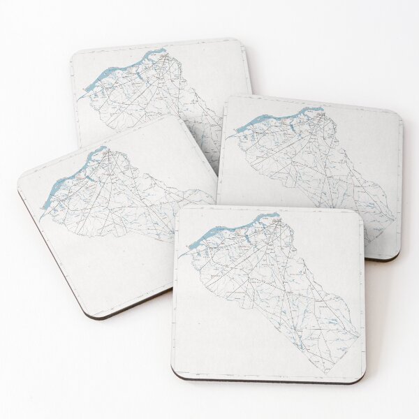 Item preview, Vintage Gloucester County NJ Map (1985) designed and sold by BravuraMedia.