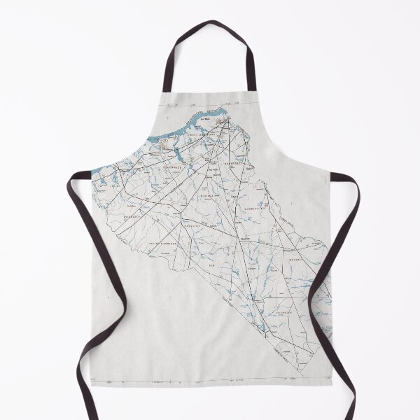 Item preview, Vintage Gloucester County NJ Map (1985) designed and sold by BravuraMedia.