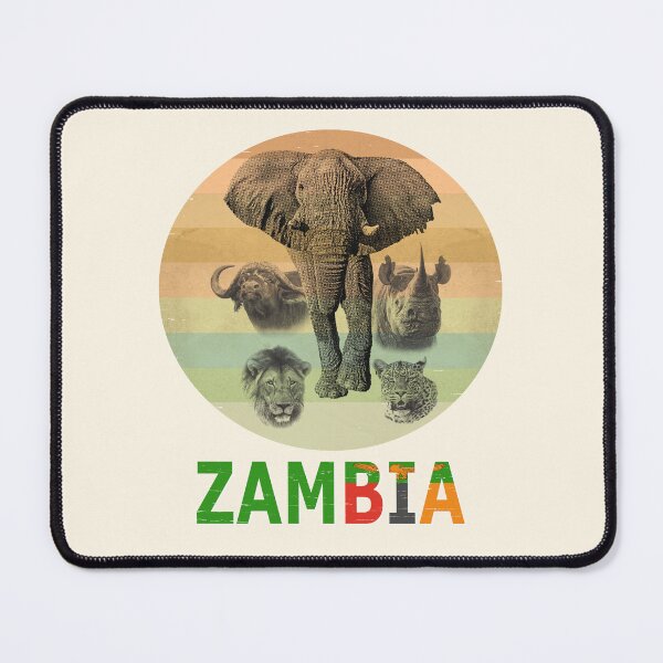 Item preview, Zambia Wildlife "Big Five" Artwork for Zambia Safari designed and sold by Scotch Macaskill.